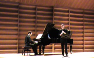 concert with clarinetist Justin Frieh