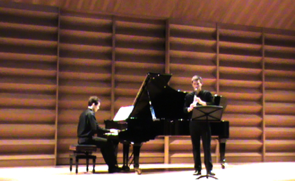 concert with clarinetist Justin Frieh
